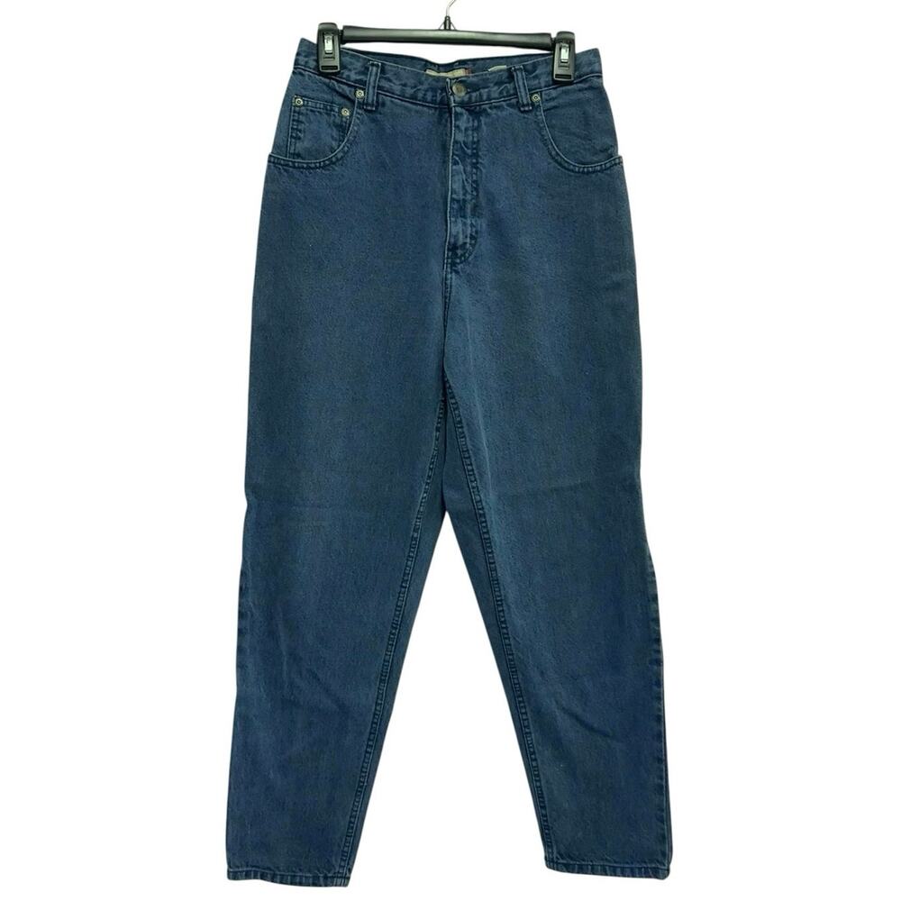 Vintage‎ Crossroads Relaxed Jeans 10S Short High Rise Tapered Mom Blue Cotton